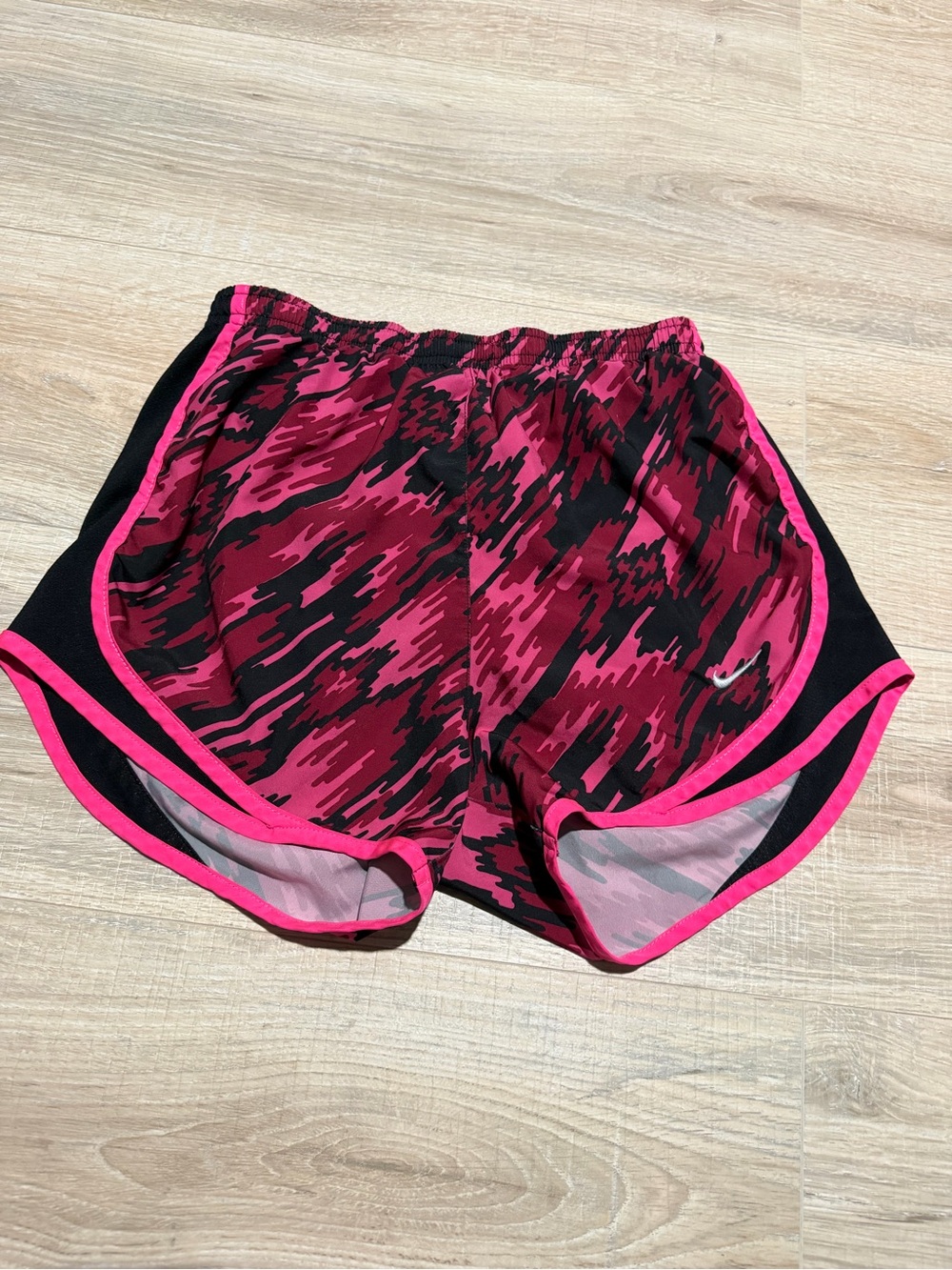Pink Camo Women's Running Shorts